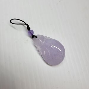 natural grade A jade pendant for necklace charm purple lavender